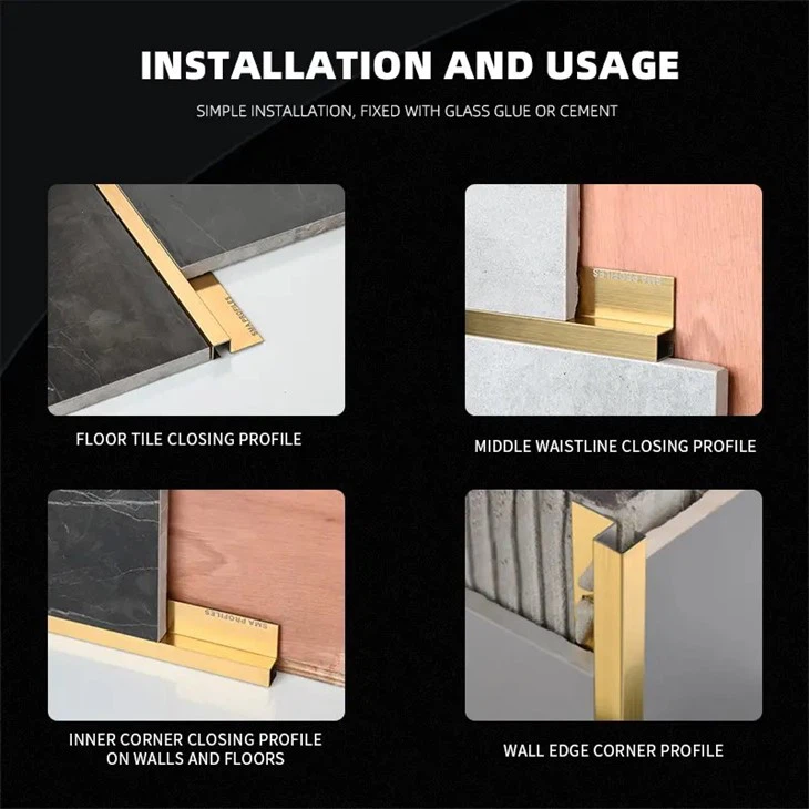 Stainless Steel Corner Strips